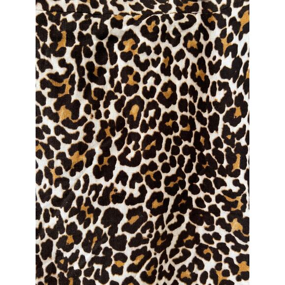 J Crew animal print linen pencil skirt 12 - Picture 5 of 5